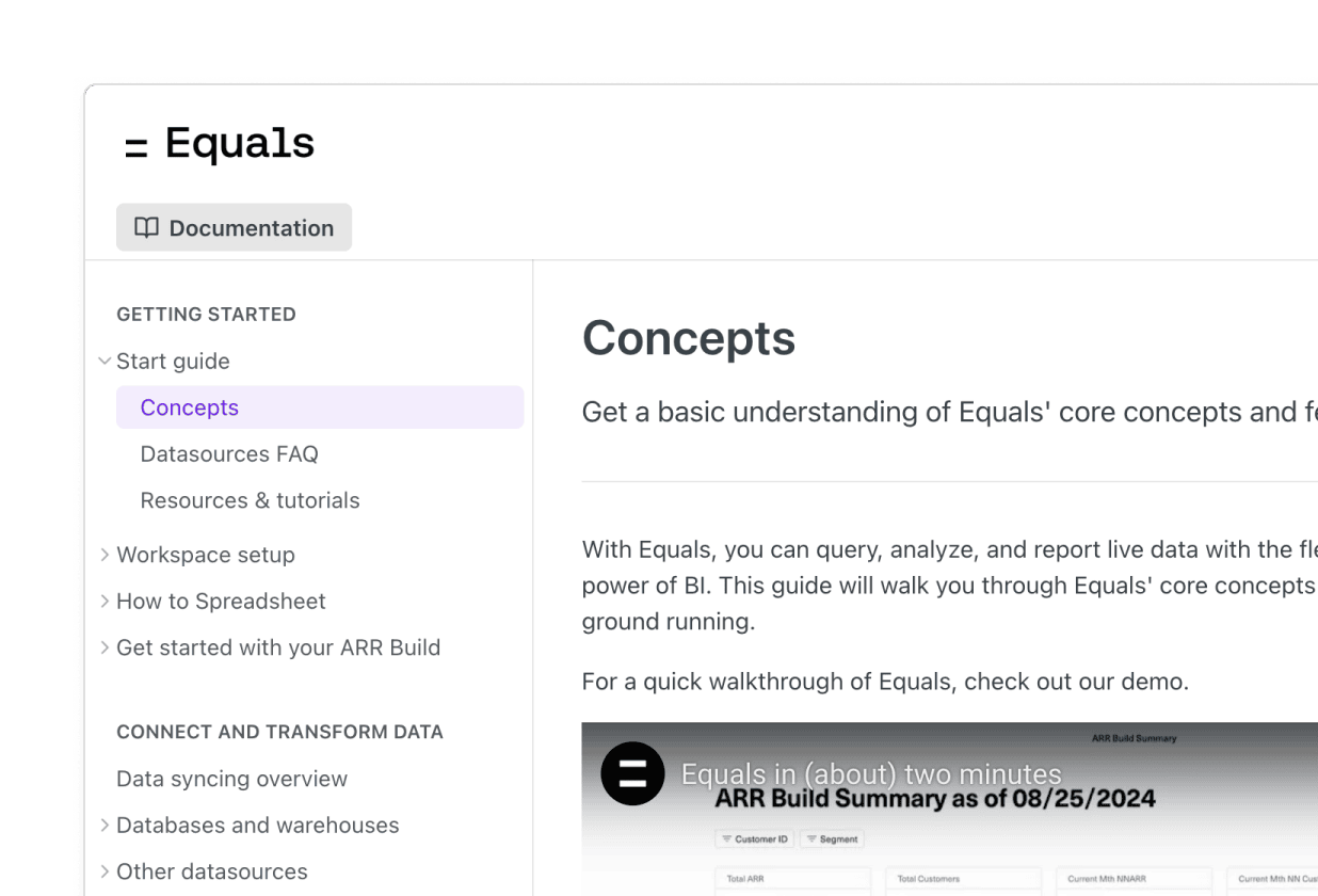 An image of a browser open to our new Help Docs.