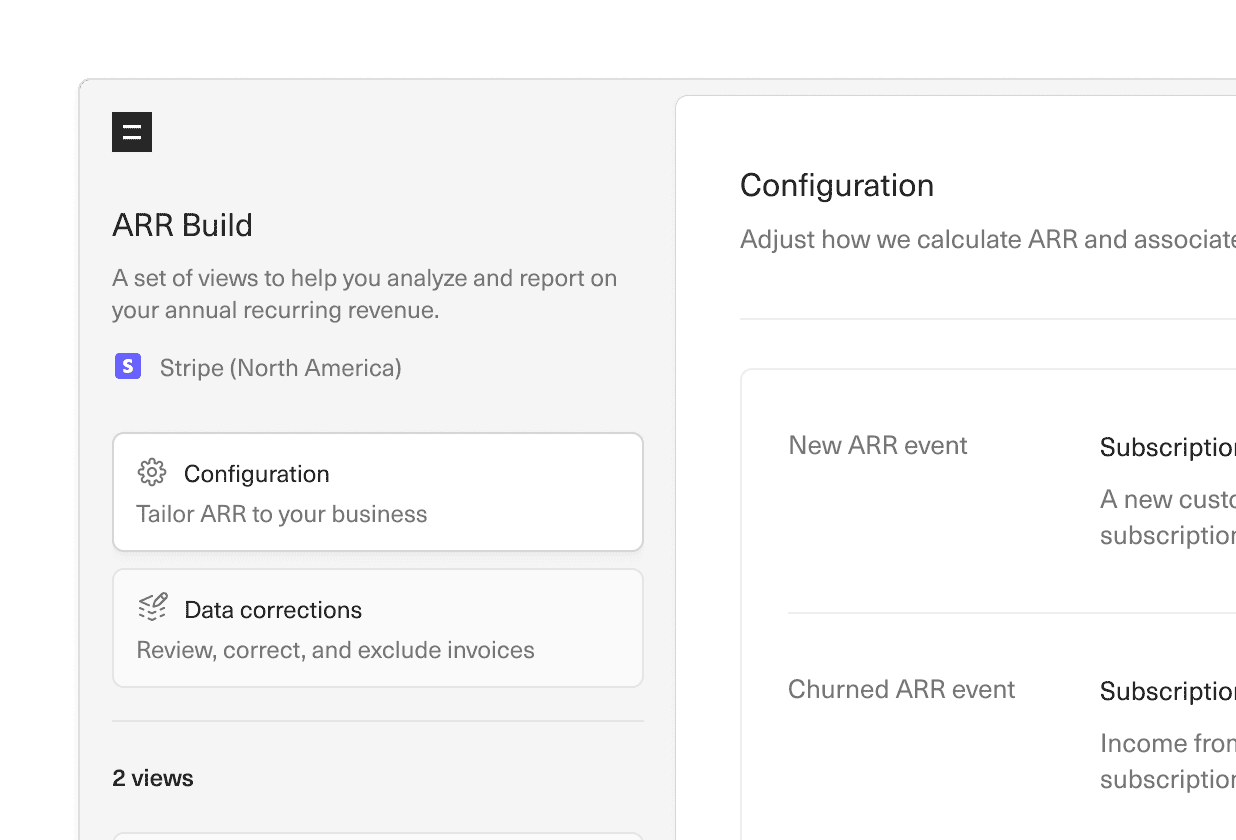 A portion of our ARR Build configuration settings and override screen.