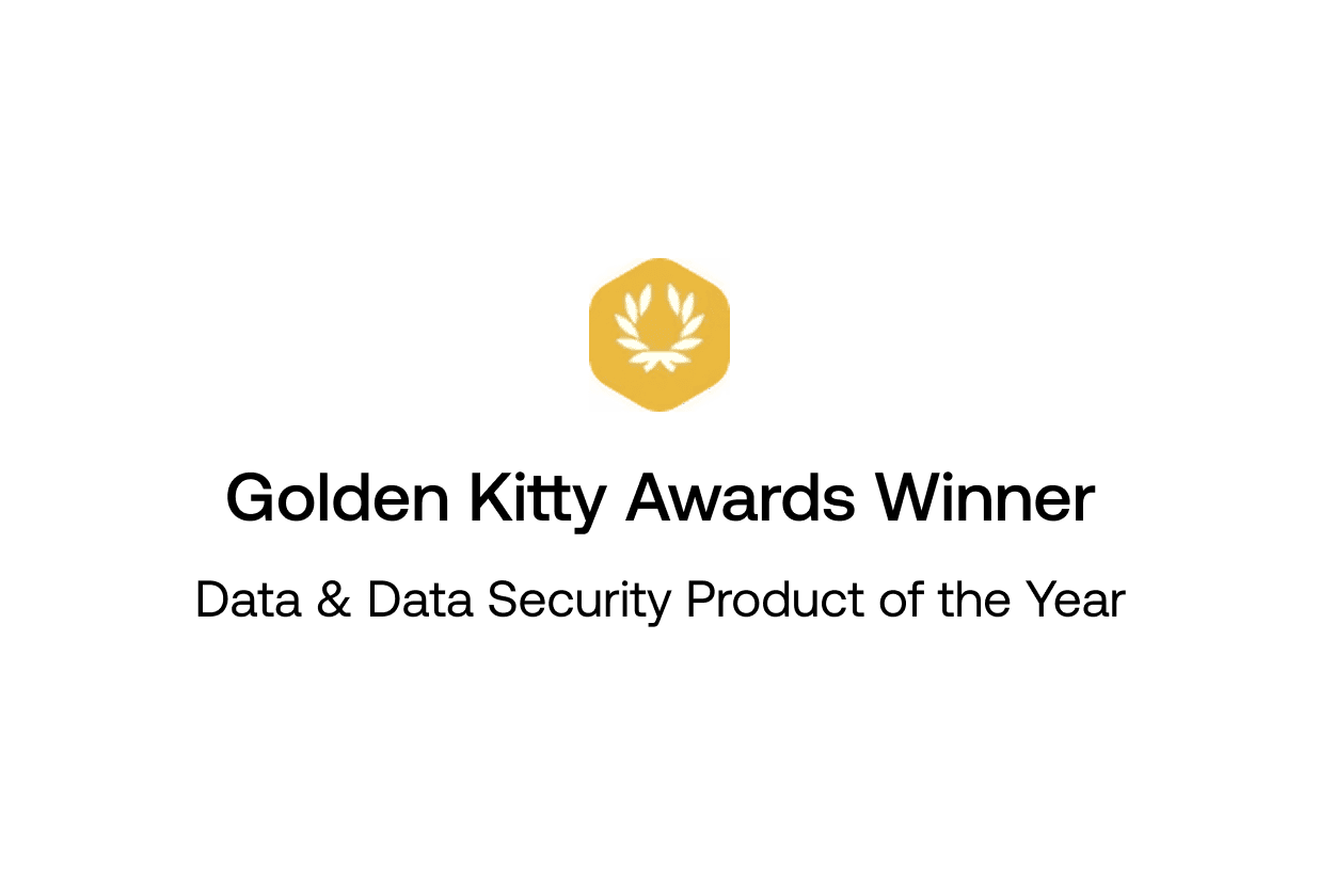 An image of the Golden Kitty trophy awarded by Product Hunt.