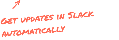 A visualization of a spreadsheet transforming into a scheduled Slack message